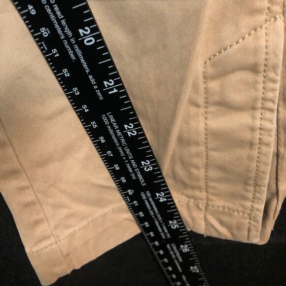 Banana Republic Womens Pants Tan Utility Chino Straight Leg Stretch 10 - Picture 10 of 13
